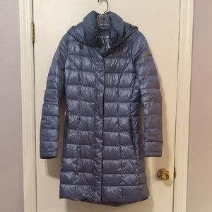 Calvin Klein Women's Sky Blue Puffer Jacket
